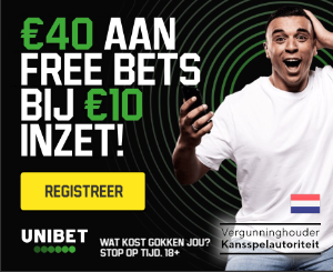 Unibet Nederland banner